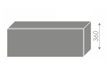CHANIE, skříňka horní W4b 90, korpus: grey, barva: light grey stone