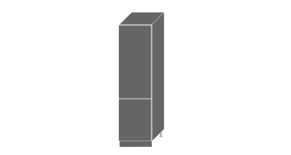 CHANIE, skříňka pro vestavnou lednici D14DL 60, korpus: bílý, barva: light grey stone
