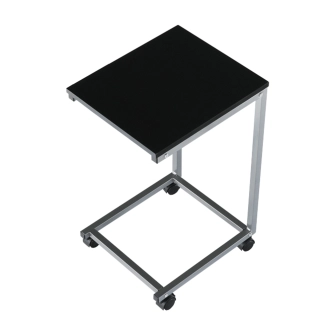 CHINENSIS odkládací stolek, černá/stříbrná