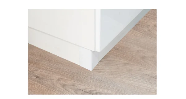 COLBY, dolní rohová skříňka DNLP, bílý lesk