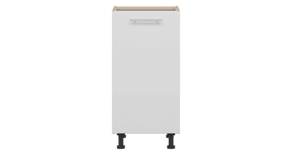 COLBY, dolní skříňka D40, bílý lesk