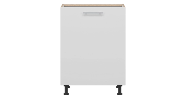 COLBY, dolní skříňka D60, bílý lesk