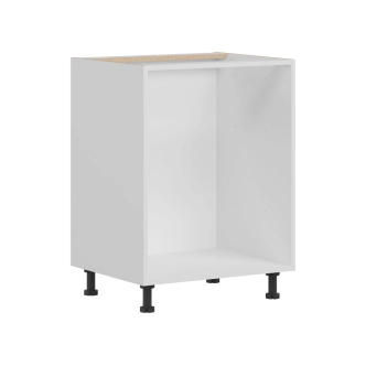 COLBY, dolní skříňka D60S3, bílý lesk