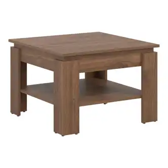 Čtvercový konferenční stůl BORROMEO, dub castello