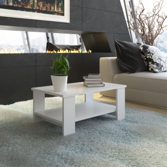 DECKER konferenční stolek, bílá