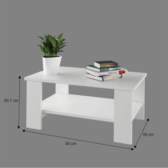 DECKER konferenční stolek, bílá