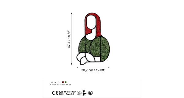 Dekorace na zeď NN01539 - Mona Lisa