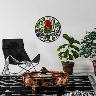 Dekorace na zeď NN01541 - papoušek