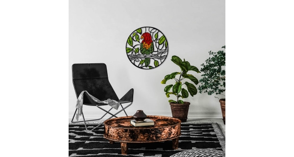 Dekorace na zeď NN01541 - papoušek