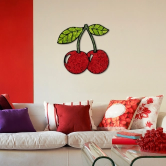 Dekorace na zeď NN01546 - třešně