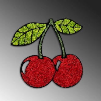 Dekorace na zeď NN01546 - třešně