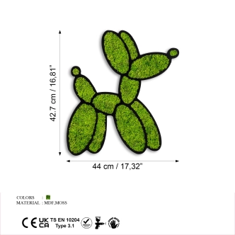 Dekorace na zeď NN01548 - Balloon Dog