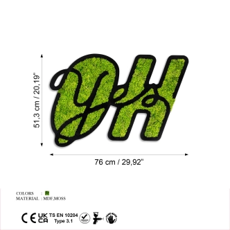 Dekorace na zeď NN01550 - nápis