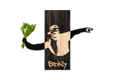 Dekorace na zeď NN01646 - Flower Thrower