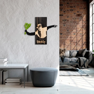 Dekorace na zeď NN01646 - Flower Thrower