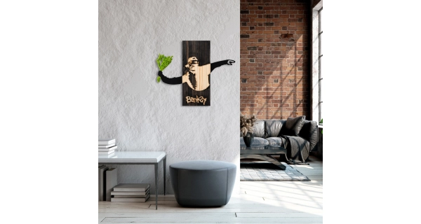 Dekorace na zeď NN01646 - Flower Thrower