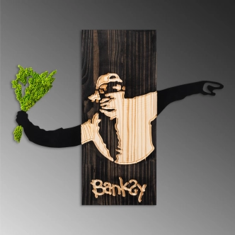 Dekorace na zeď NN01646 - Flower Thrower