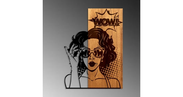 Dekorace na zeď NN01651 - žena