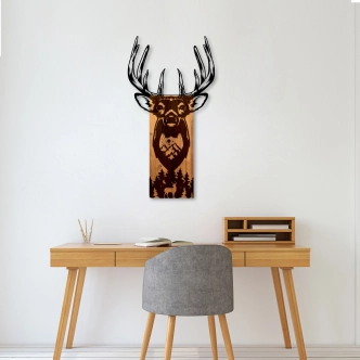 Dekorace na zeď NN01657 - jelen