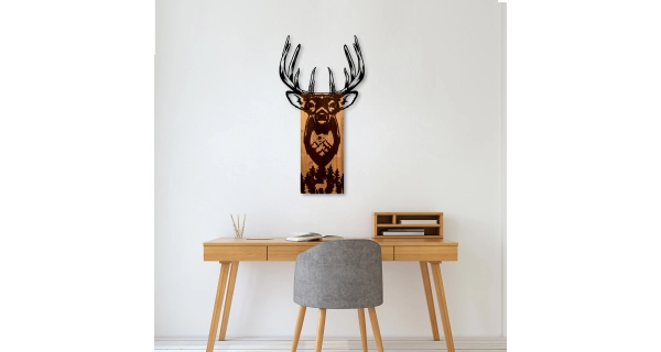 Dekorace na zeď NN01657 - jelen