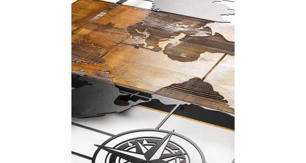 Dekorace na zeď NN01659 - světadíly