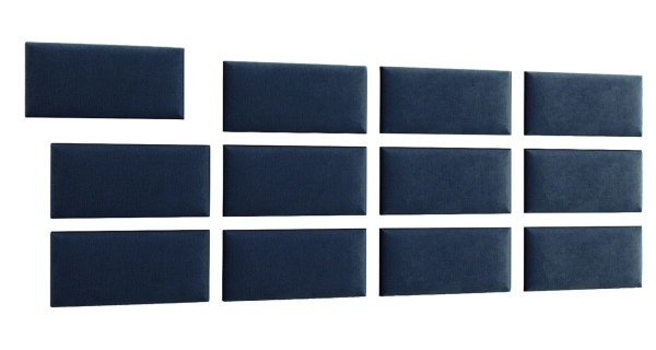 Dekorační nástěnný panel MATEO 240x90 cm, modrá