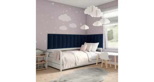 Dekorační nástěnný panel MATEO 300x60 cm, modrá