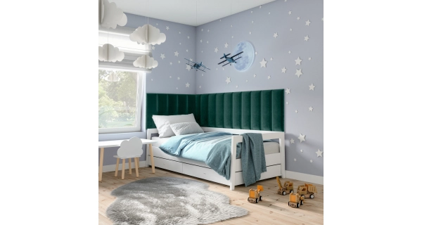 Dekorační nástěnný panel MATEO 300x60 cm, zelená