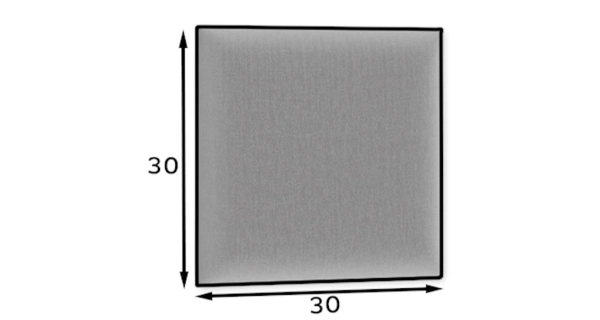 Dekorační nástěnný panel MATEO 30x30 cm, růžová