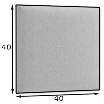 Dekorační nástěnný panel MATEO 40x40 cm, růžová