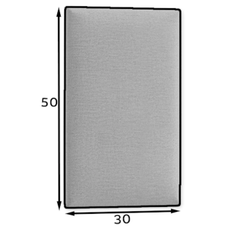 Dekorační nástěnný panel MATEO 50x30 cm, růžová