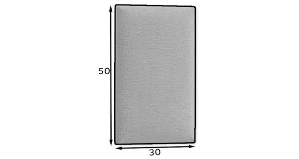 Dekorační nástěnný panel MATEO 50x30 cm, tmavě modrá