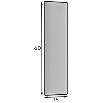 Dekorační nástěnný panel MATEO 60x15 cm, zelená