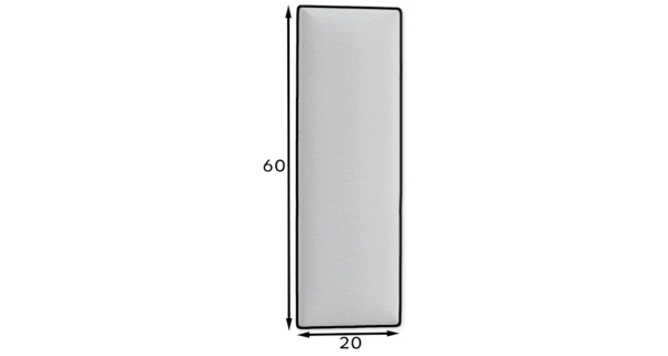 Dekorační nástěnný panel MATEO 60x20 cm, růžová