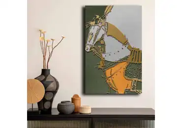 Dekorativní obraz na plátně kůň, 45 x 70 cm