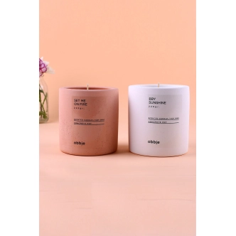 Dekorativní svíčka, vůně vanilkový marshmallow, žlutá, 9x8,5 cm