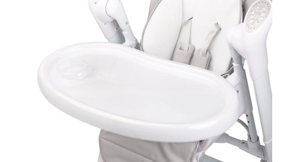 Dětská jídelní židlička 2v1 EUNIKE, šedá