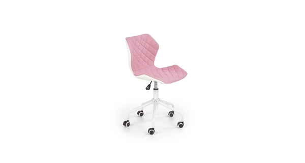 Dětská kancelářská židle DENEB 3, růžovo-bílá