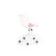 Dětská kancelářská židle DENEB 3, růžovo-bílá