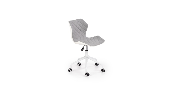 Dětská kancelářská židle DENEB 3, šedo-bílá