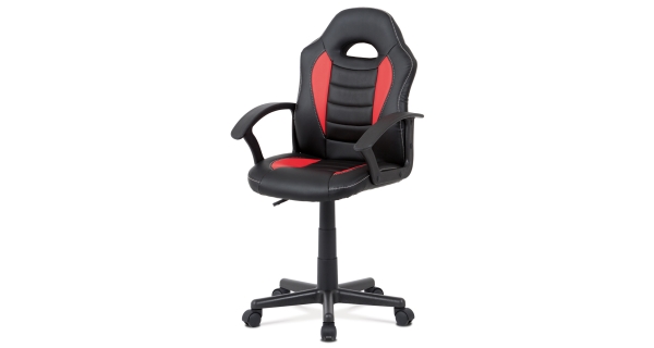Dětská kancelářská židle GALLINAGO, červená/černá