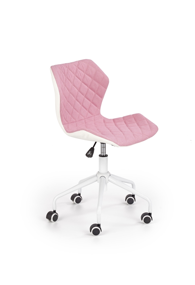 Levně Dětská kancelářská židle DENEB 3, růžovo-bílá