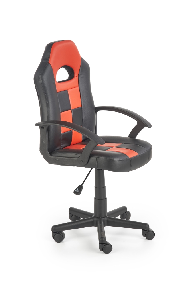 Levně Dětská kancelářská židle WAGALLA, černo-červená