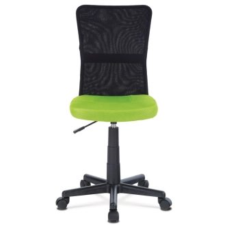 Dětská kancelářská židle TRUSKA, zelená / černá