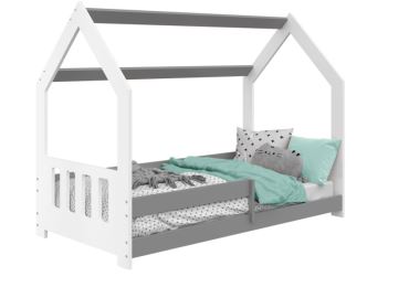 Dětská postel SPECIOSA D5C 80x160, bílá/šedá