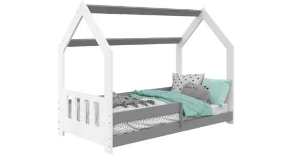 Dětská postel SPECIOSA D5C 80x160, bílá/šedá