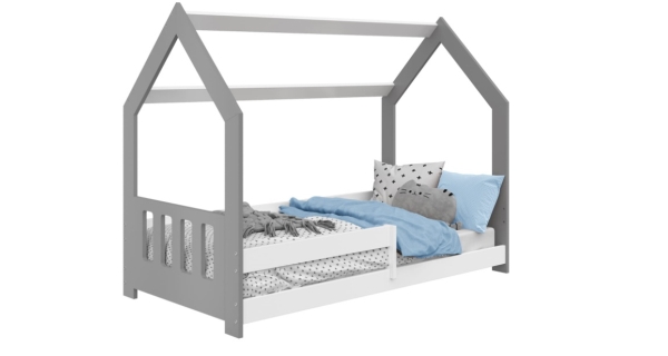 Dětská postel SPECIOSA D5C 80x160, šedá/bílá