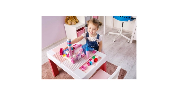 Dětská sada stoleček a židlička PESSEN, multicolor