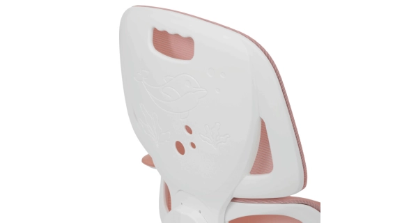 Dětská židle BELIVJOR, růžová síťovina