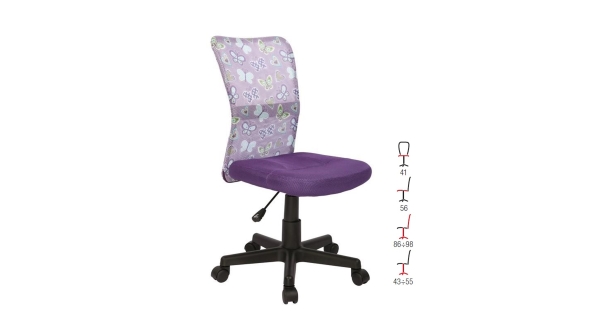 Dětská židle BOSKO, fialová